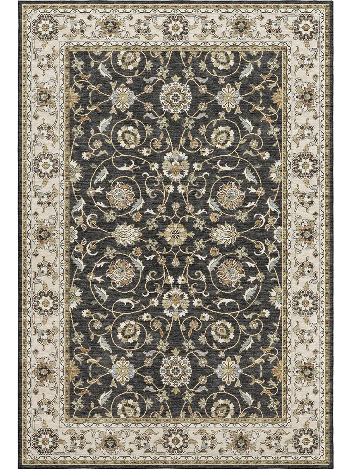 Hatay HY1 Black 8' x 10' Rug