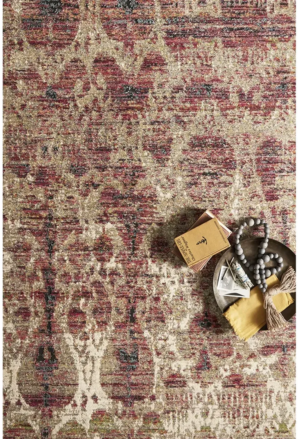 Javari JV10 Drizzle/Berry 7'10" x 10' Rug