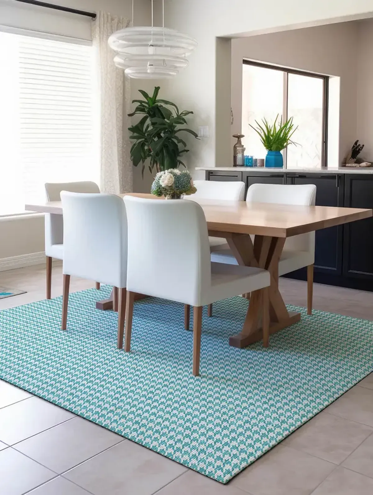 Hinton HN1 Aqua 10' x 14' Rug