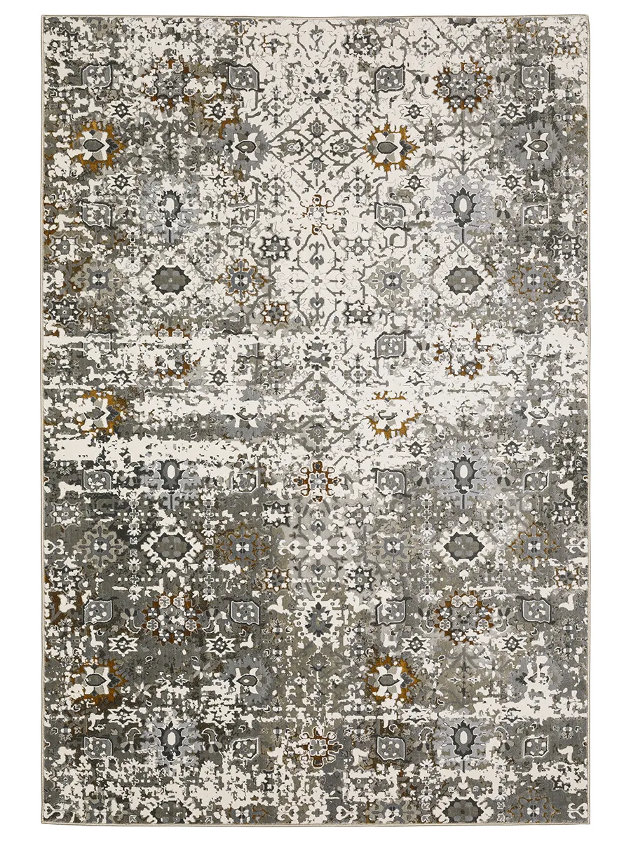 Gemini 6'7" x 9'6" Ivory Rug