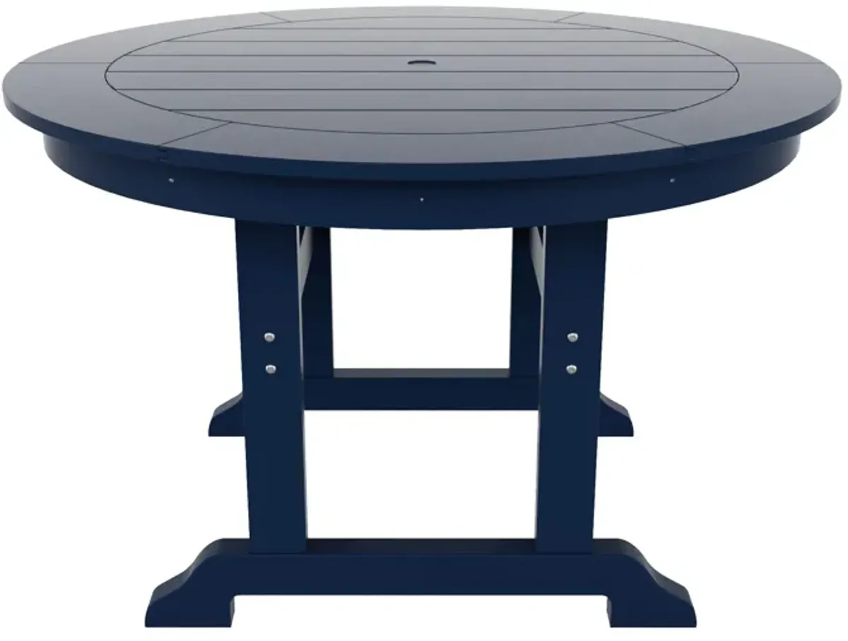 WestinTrends 47" Round Outdoor Patio Dining Table