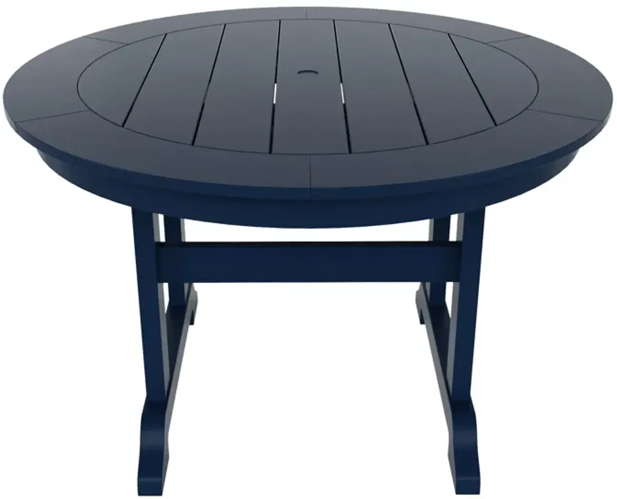 WestinTrends 47" Round Outdoor Patio Dining Table