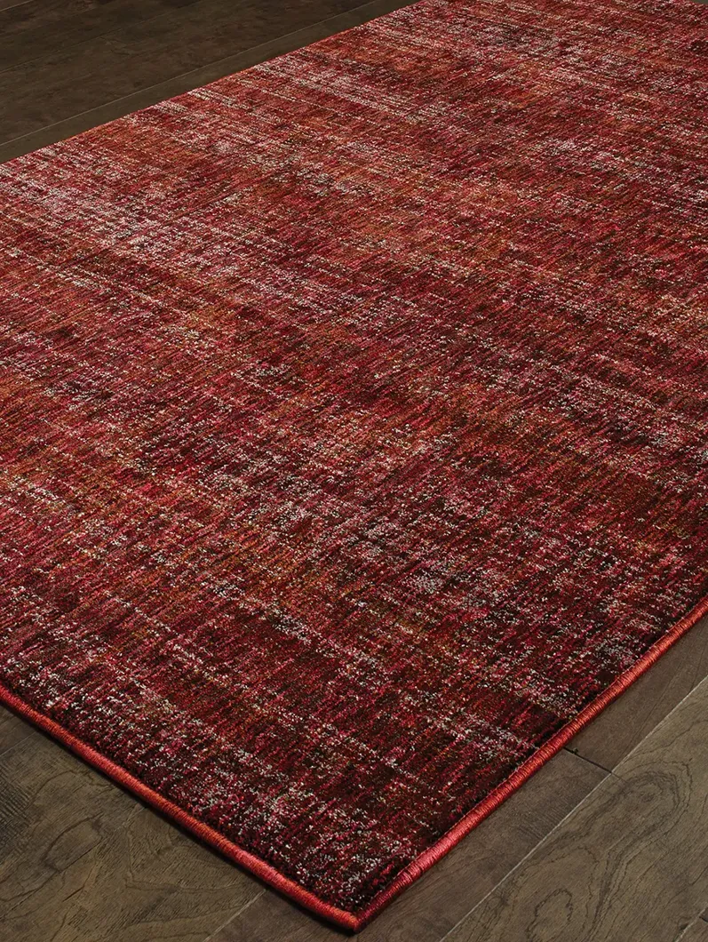 Atlas 2'3" x 8' Red Rug