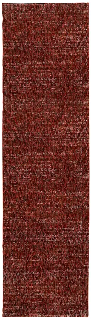 Atlas 2'3" x 8' Red Rug