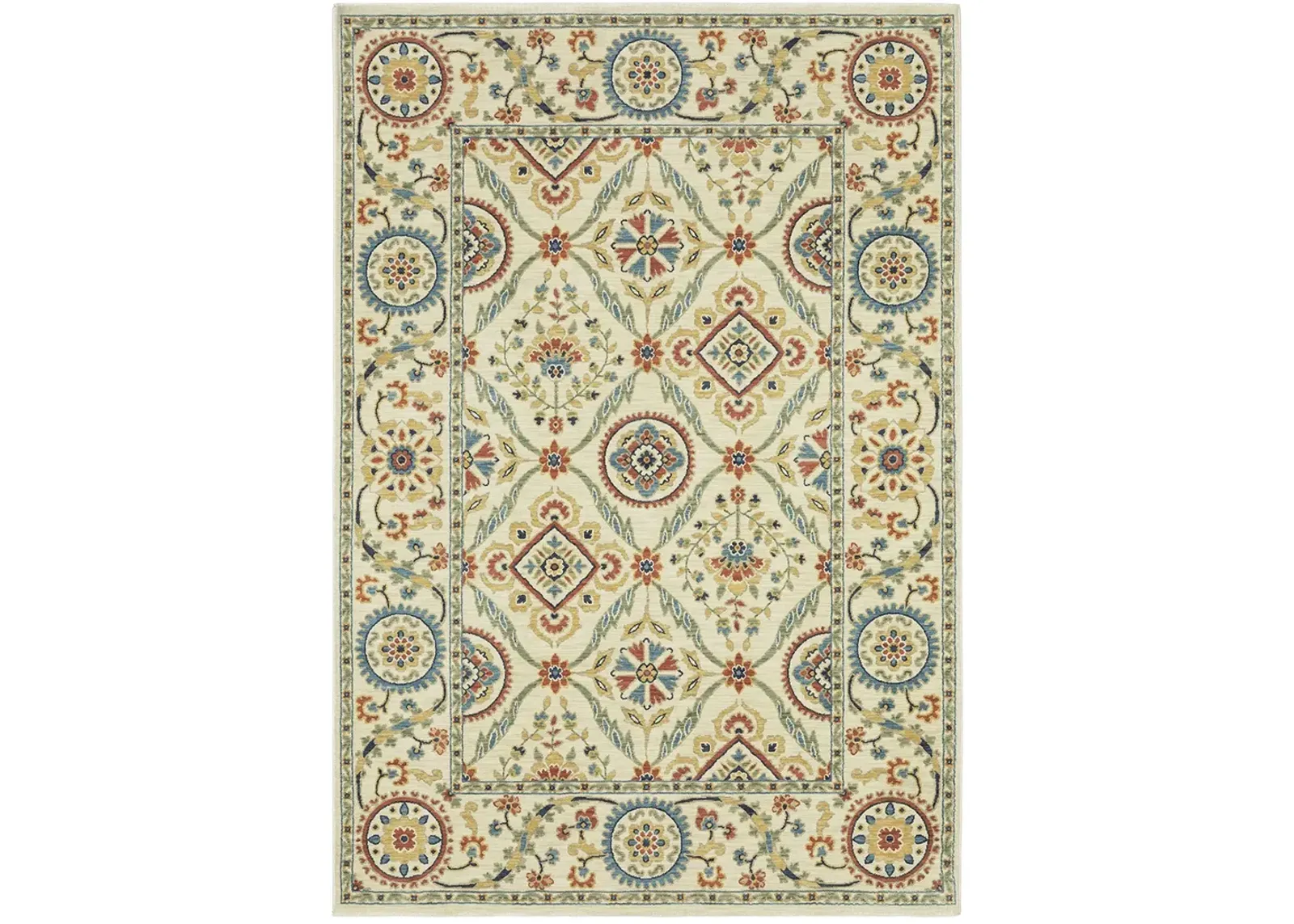 Francesca 3'3" x 5' Ivory Rug