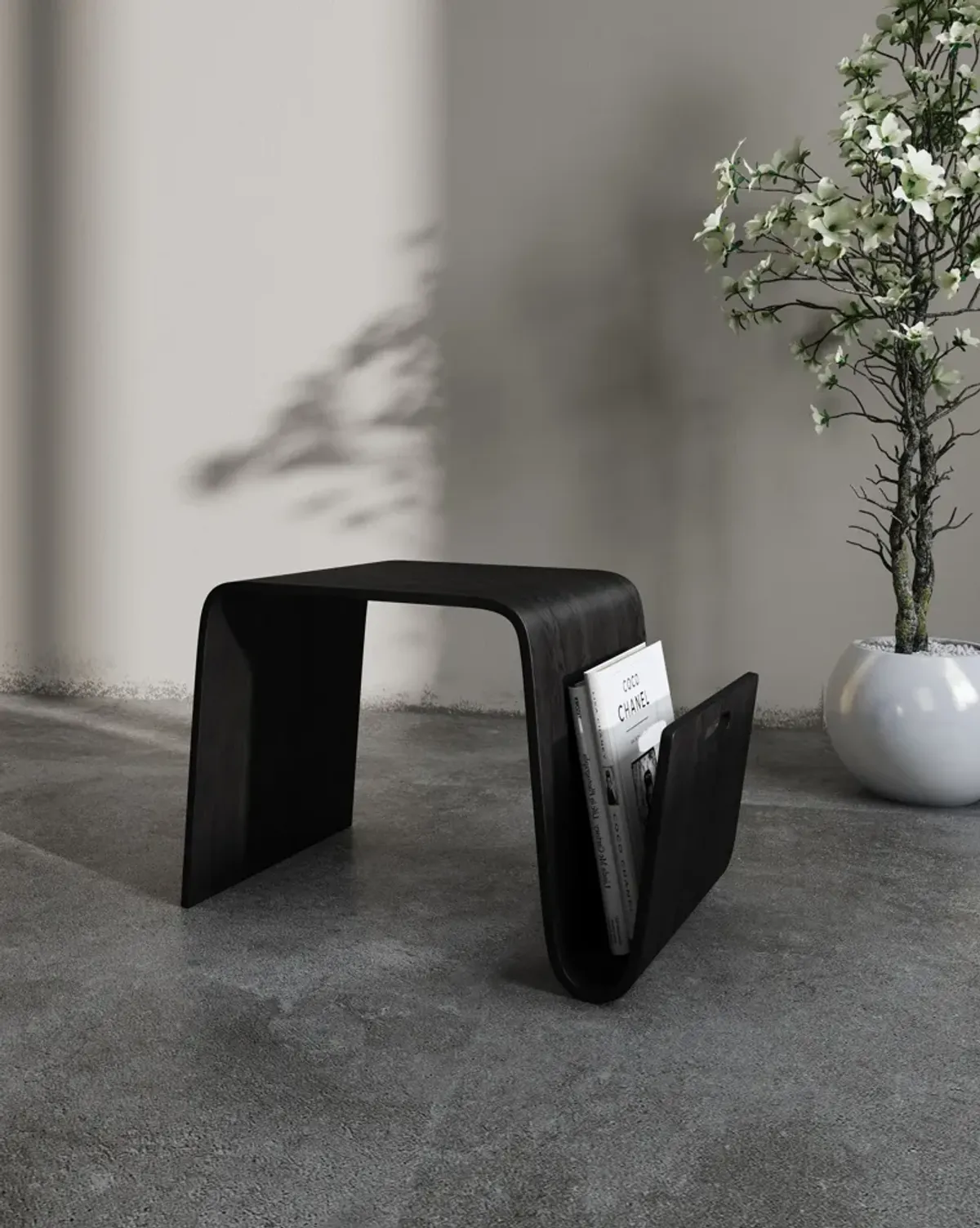 Brookside Black End Table