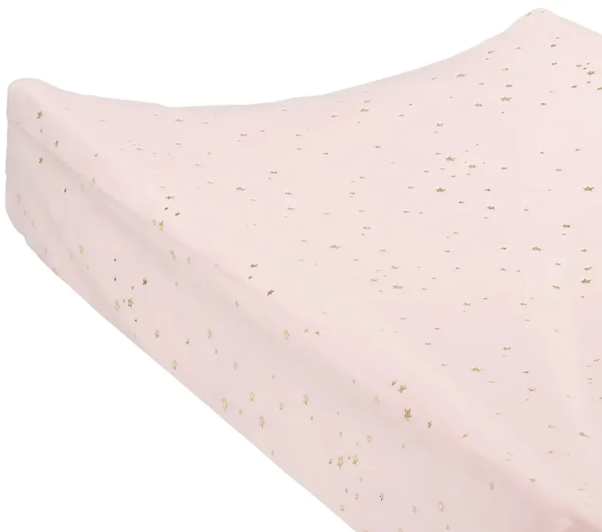 Lambs & Ivy Ballerina Baby Pink/Gold Stars Soft Changing Pad Cover