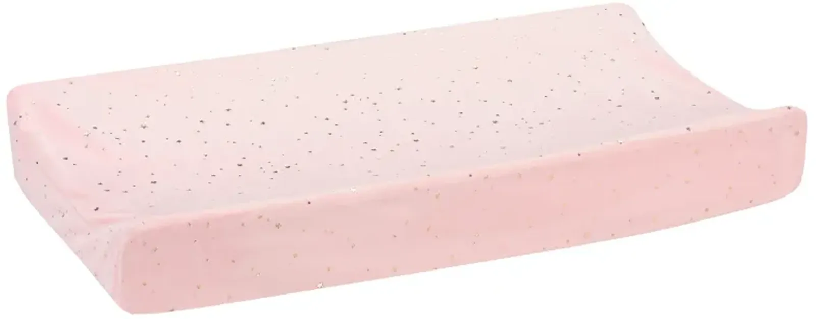 Lambs & Ivy Ballerina Baby Pink/Gold Stars Soft Changing Pad Cover