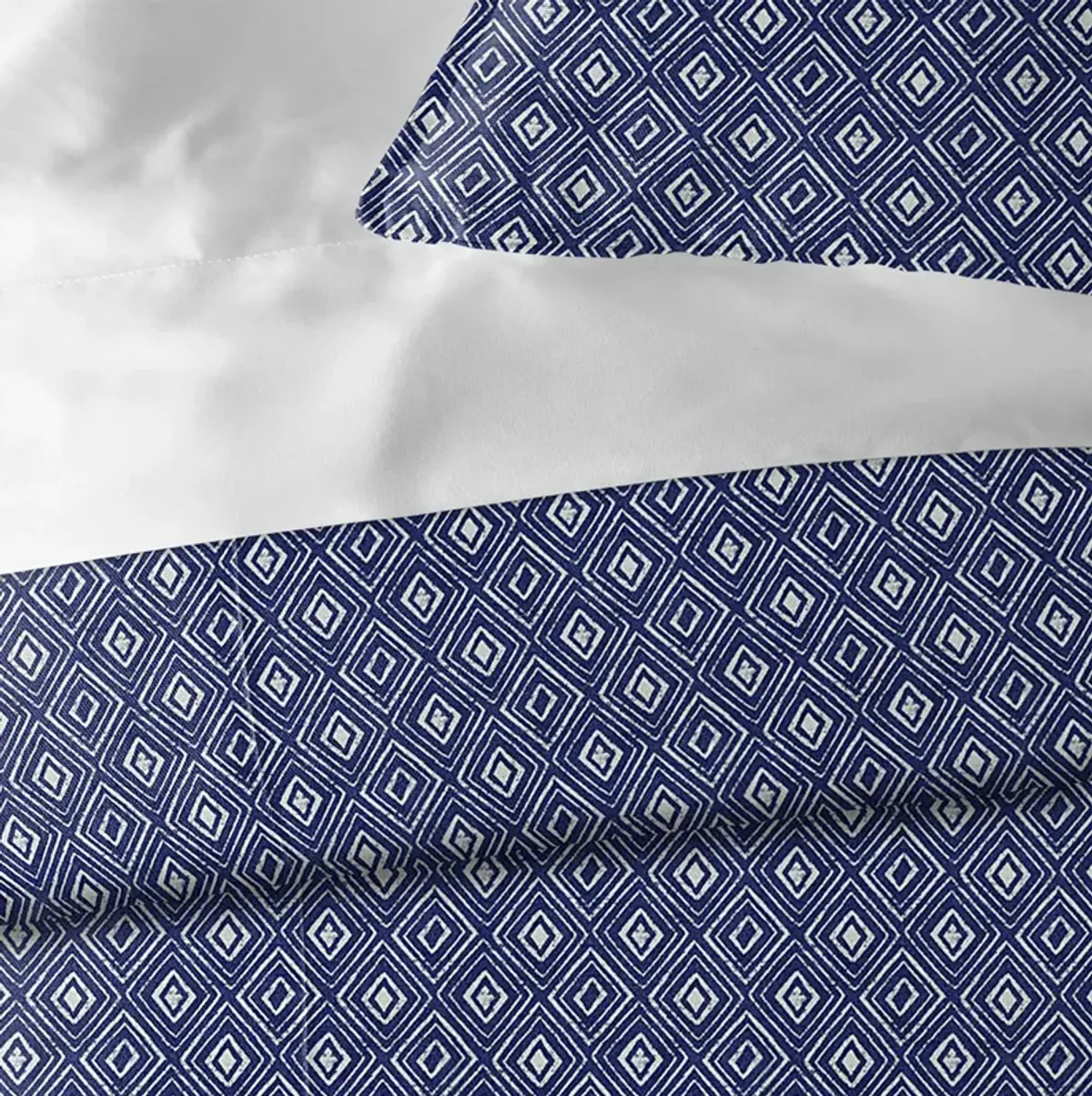 6ix Tailors Fine Linens Windham Indigo Duvet Cover Set