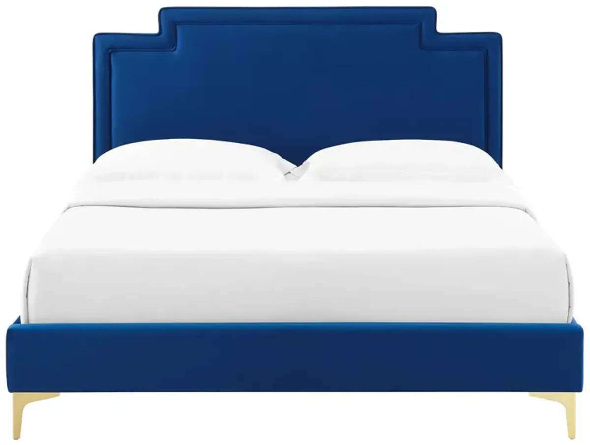 Modway - Liva Performance Velvet Twin Bed