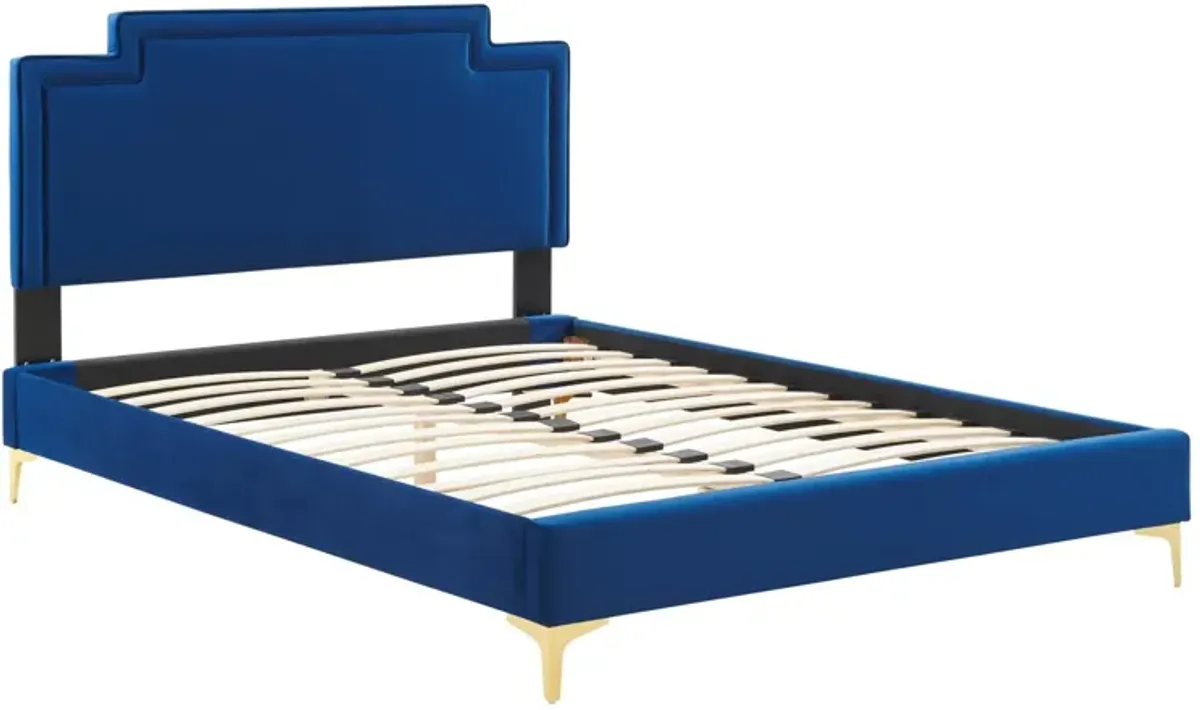 Modway - Liva Performance Velvet Twin Bed