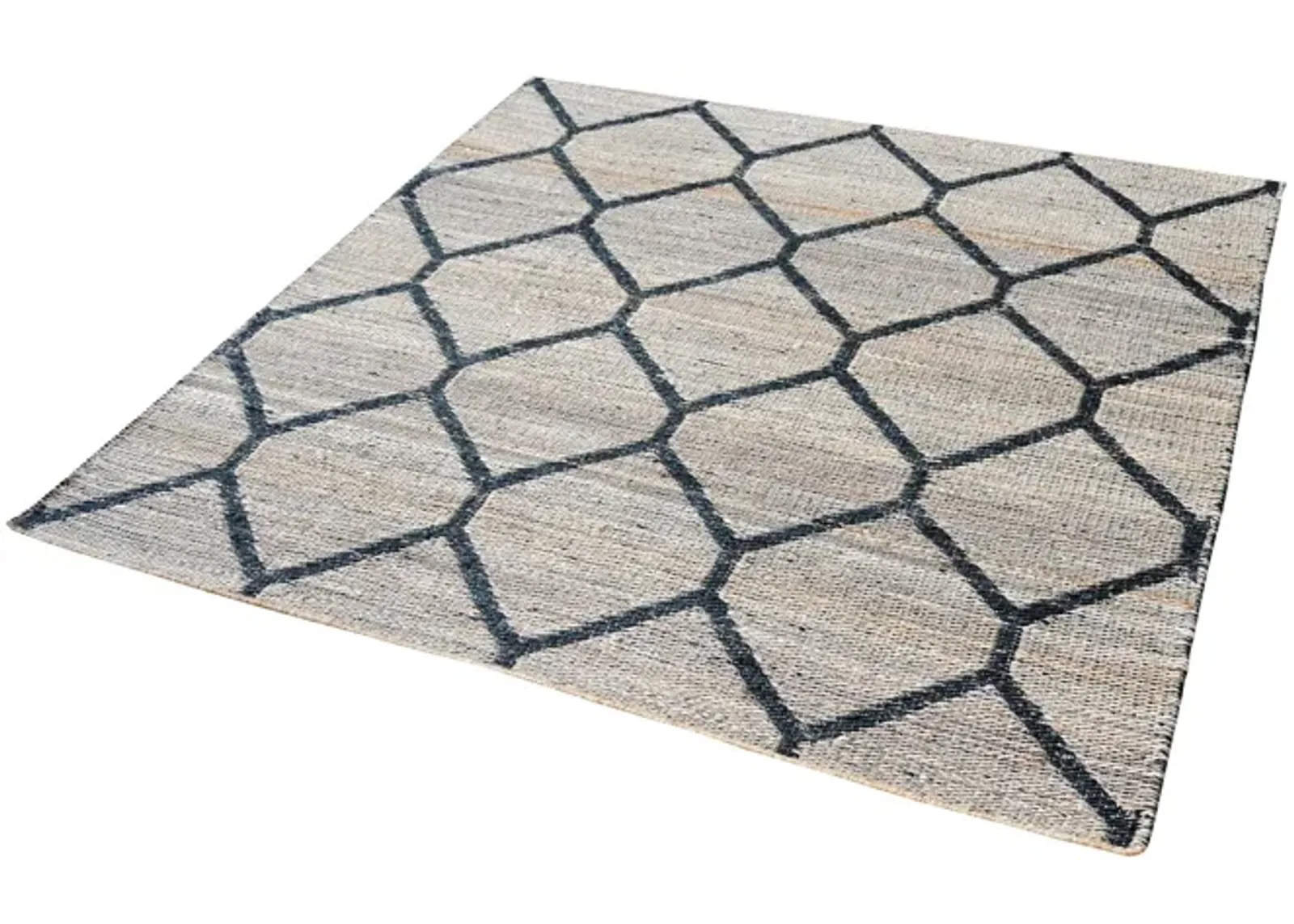 Econ Jacquard Weave Jute Rug