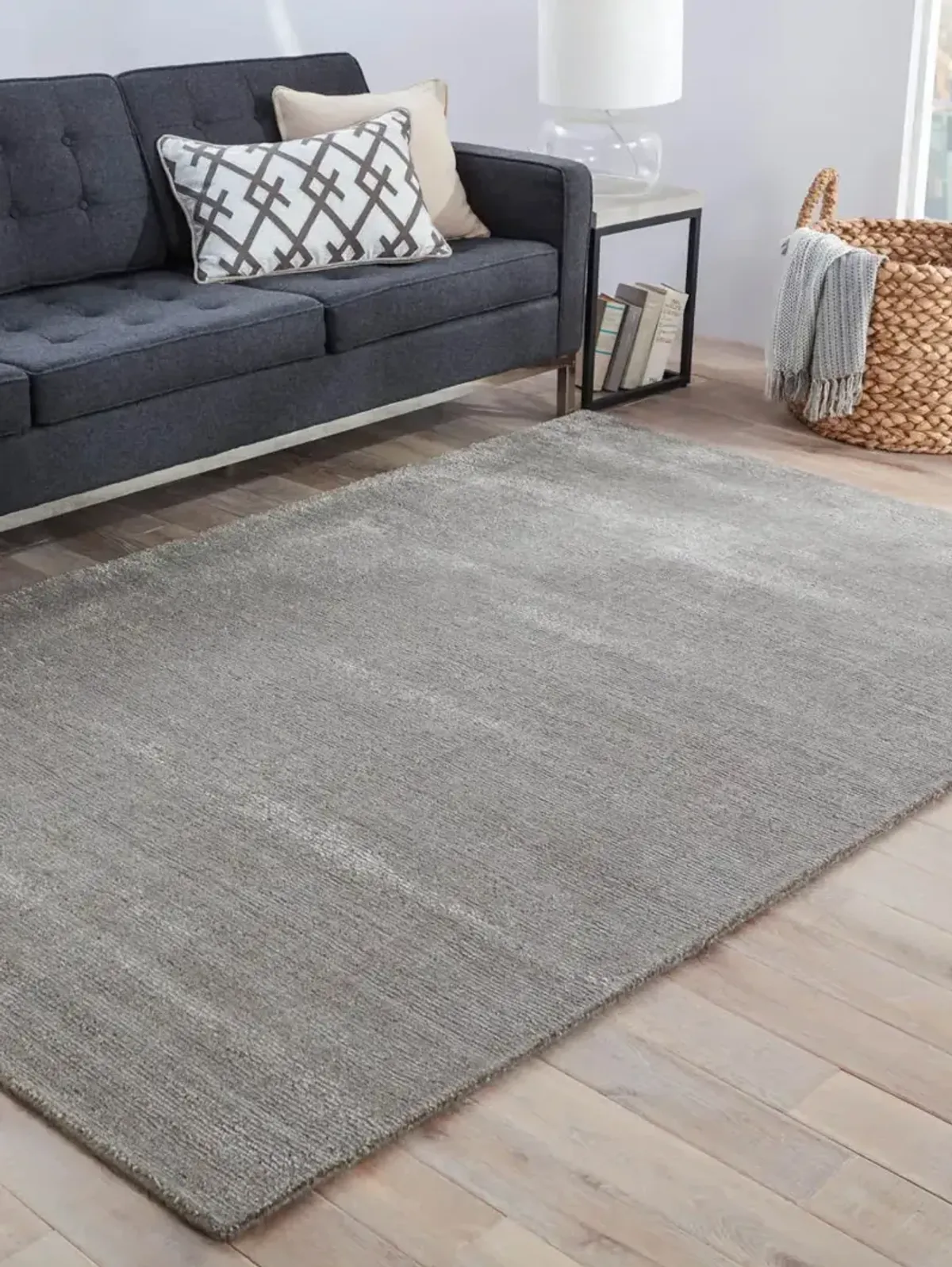 Konstrukt Kelle Gray 9' x 13' Rug