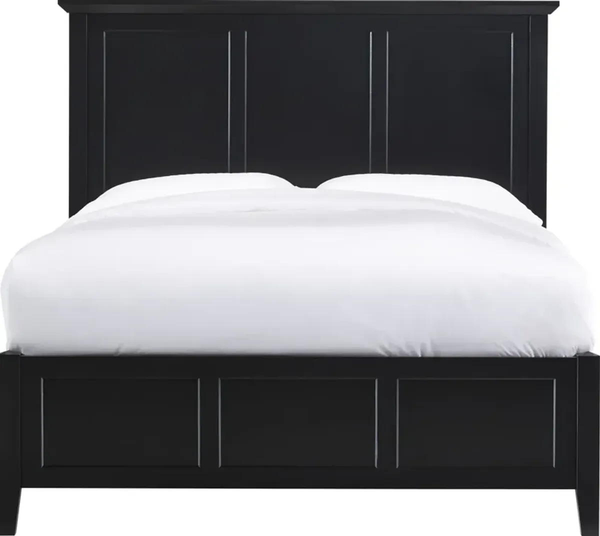 Paragon Queen-size Panel Bed in Black