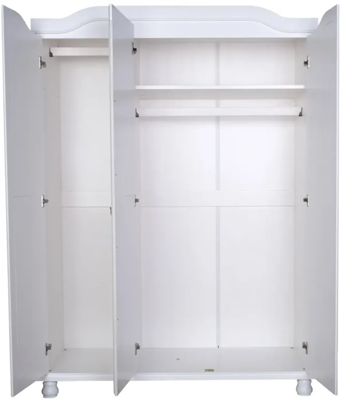 100% Solid Wood Kyle 3-Door Wardrobe