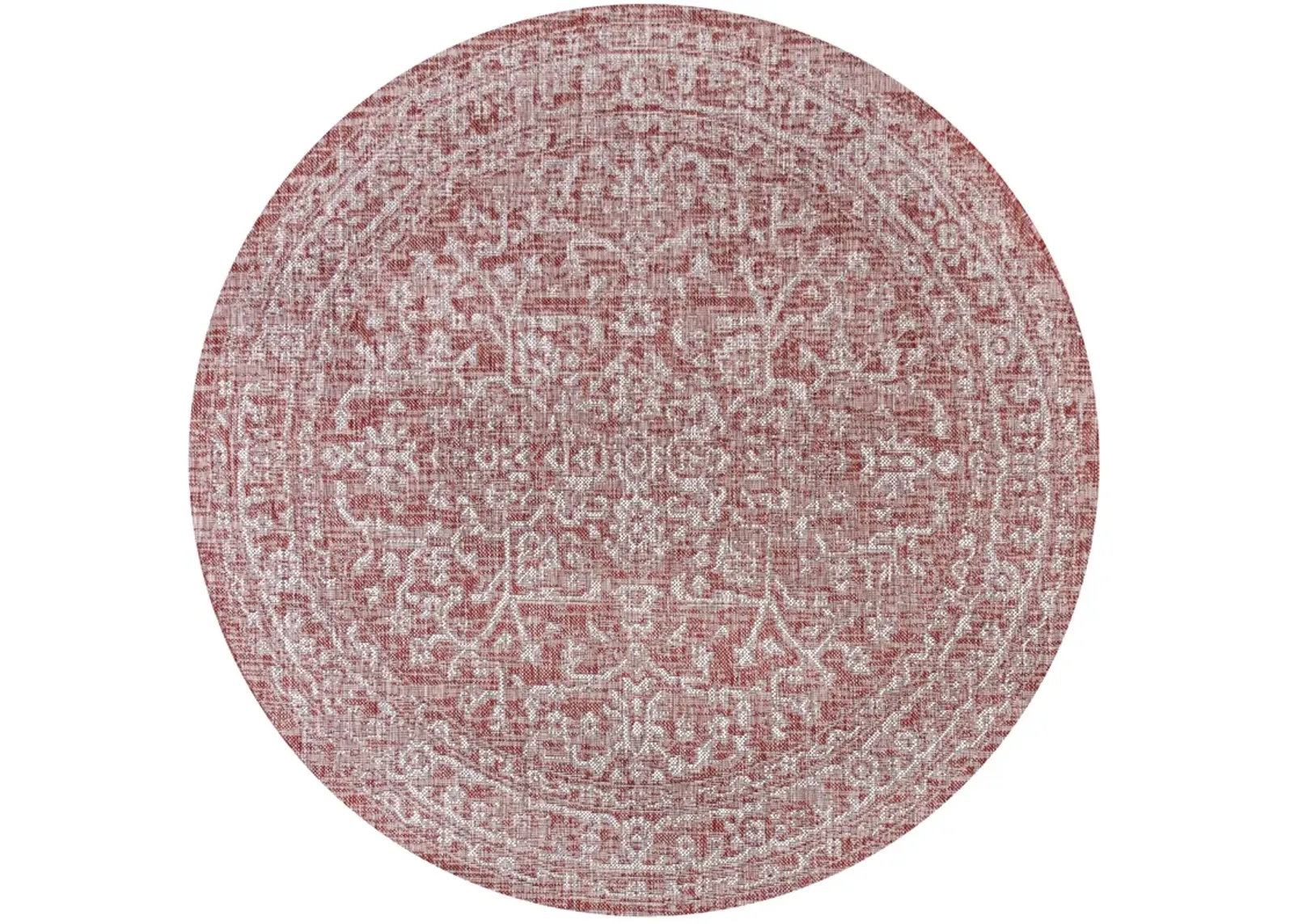 Malta Bohemian Medallion Textured Weave Indoor/Outdoor Area Rug