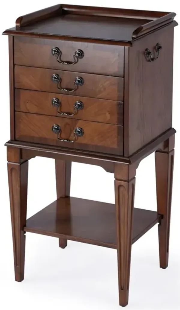 Butler Specialty Hardwick 4-Drawer Chest, Medium Brown