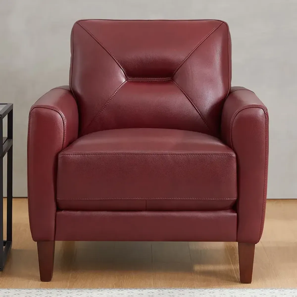 Mavis Top Grain Leather Chair