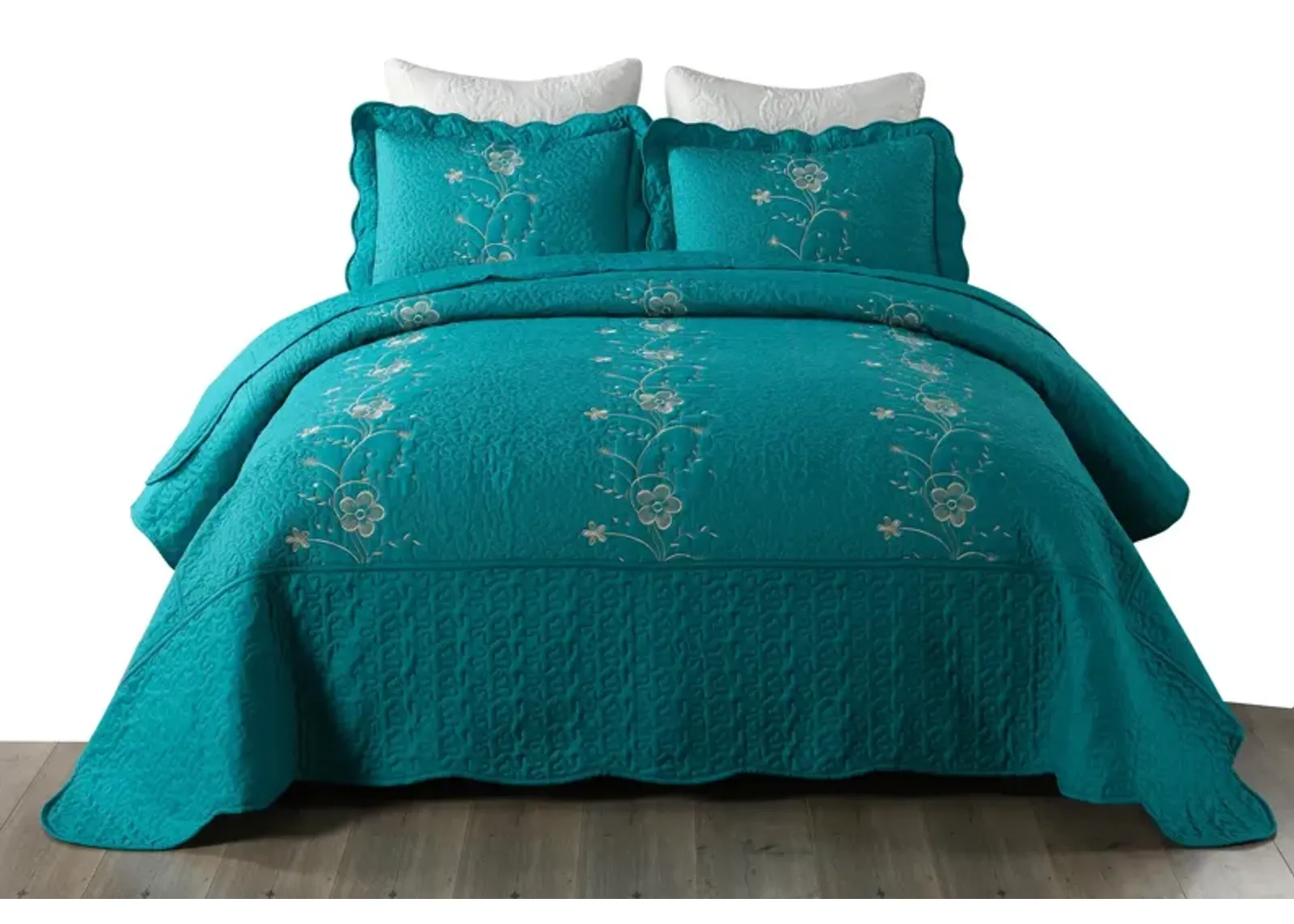 MarCielo 3 Piece Lightweight Bedspread Quilt Set Lapaz