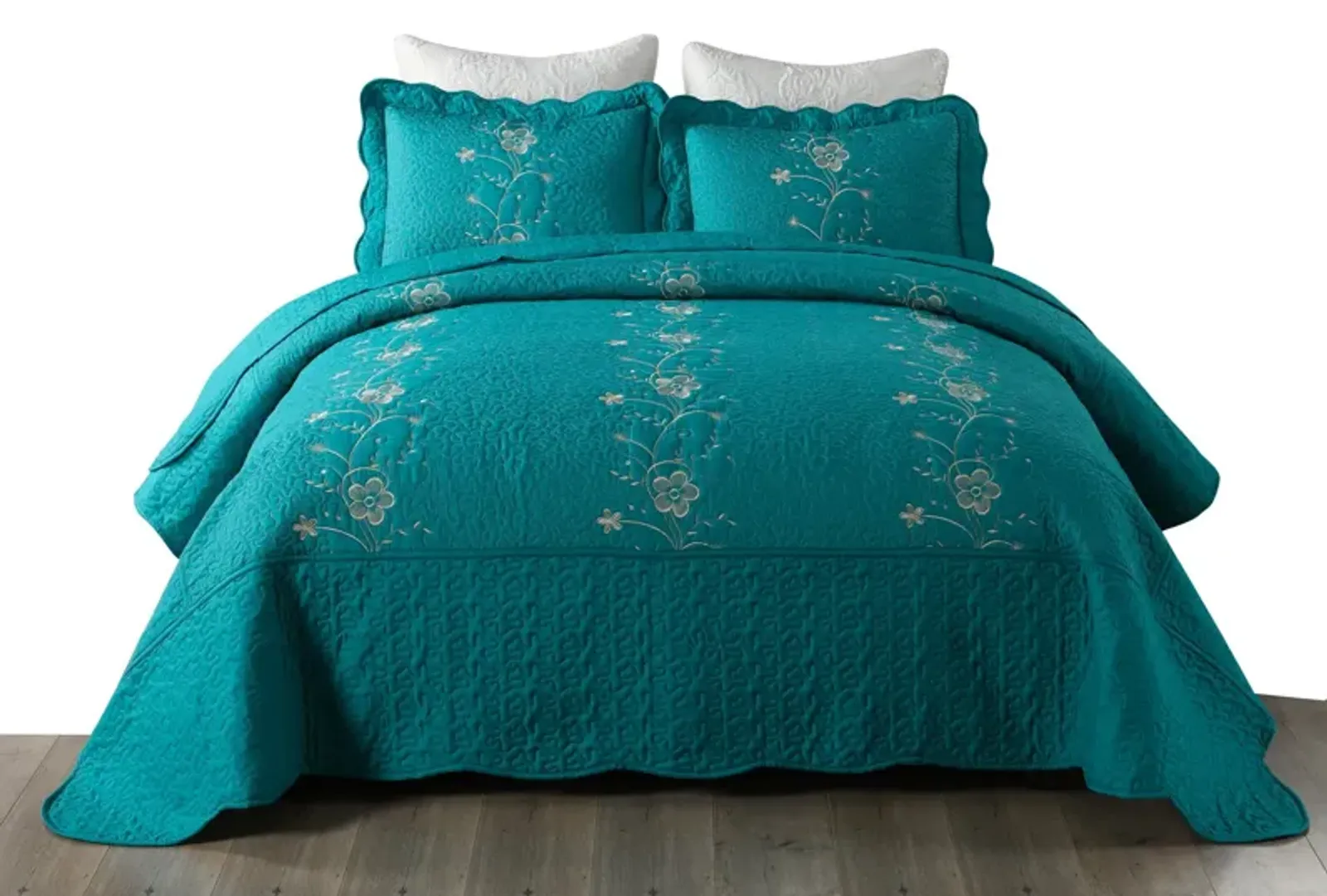 MarCielo 3 Piece Lightweight Bedspread Quilt Set Lapaz