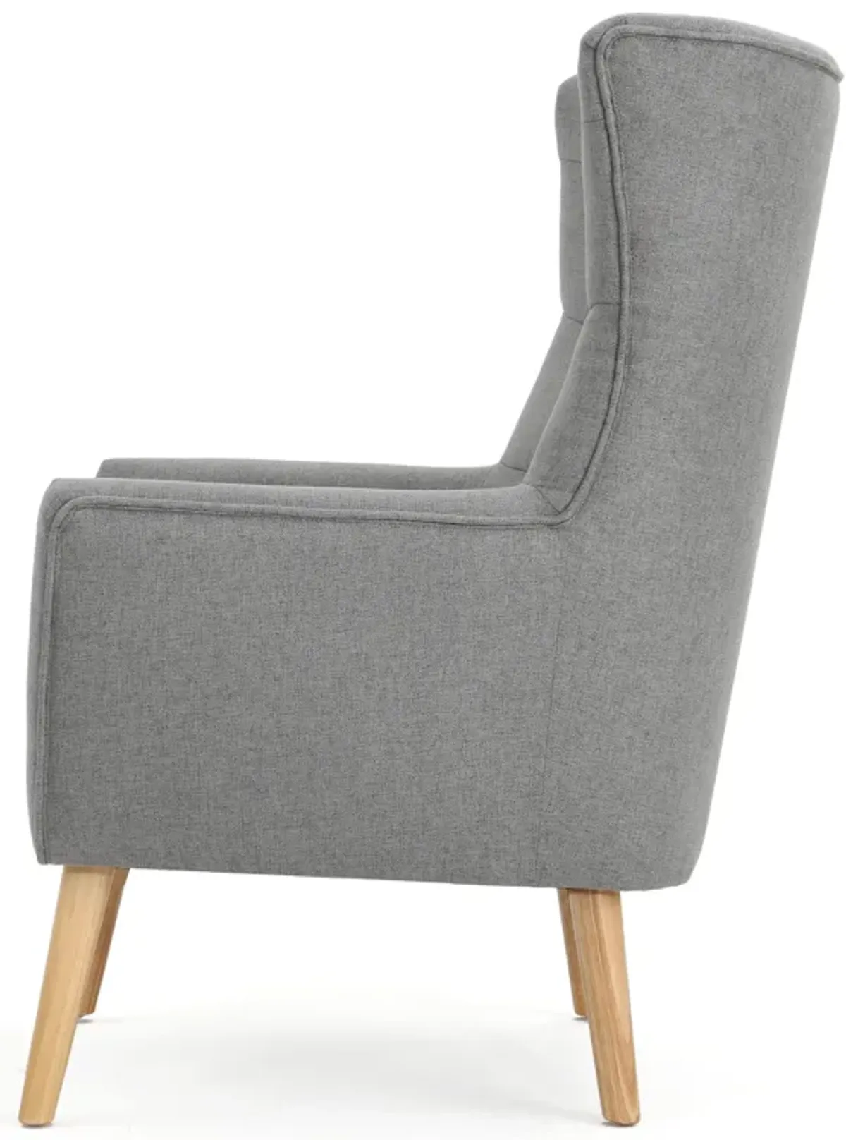 Merax Armchair Accent Chair with Wooden Legs