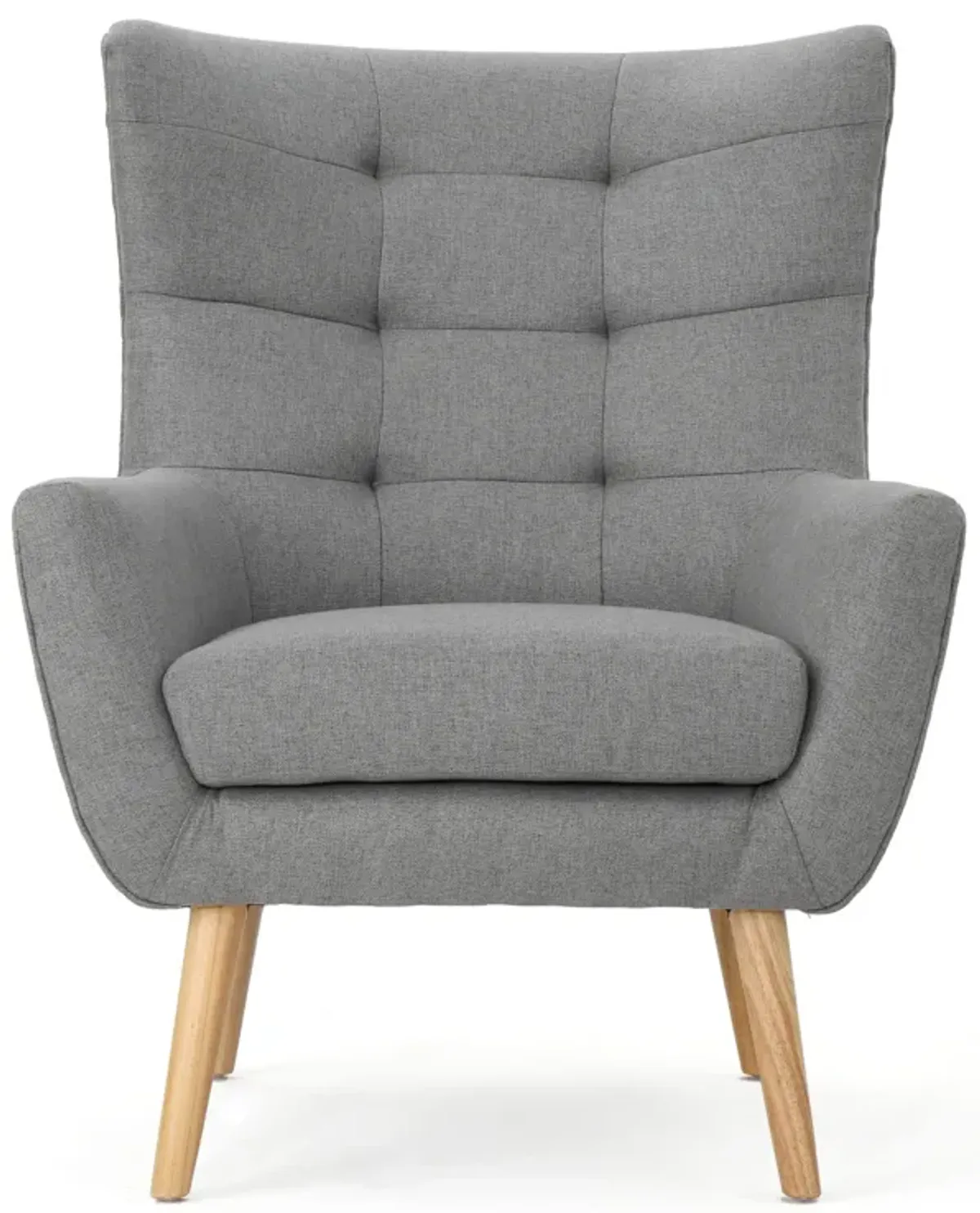 Merax Armchair Accent Chair with Wooden Legs