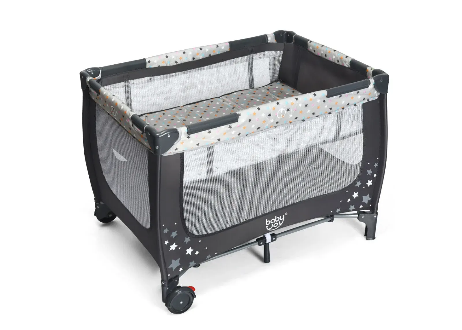 Portable Baby Playpen with Mattress Foldable Design