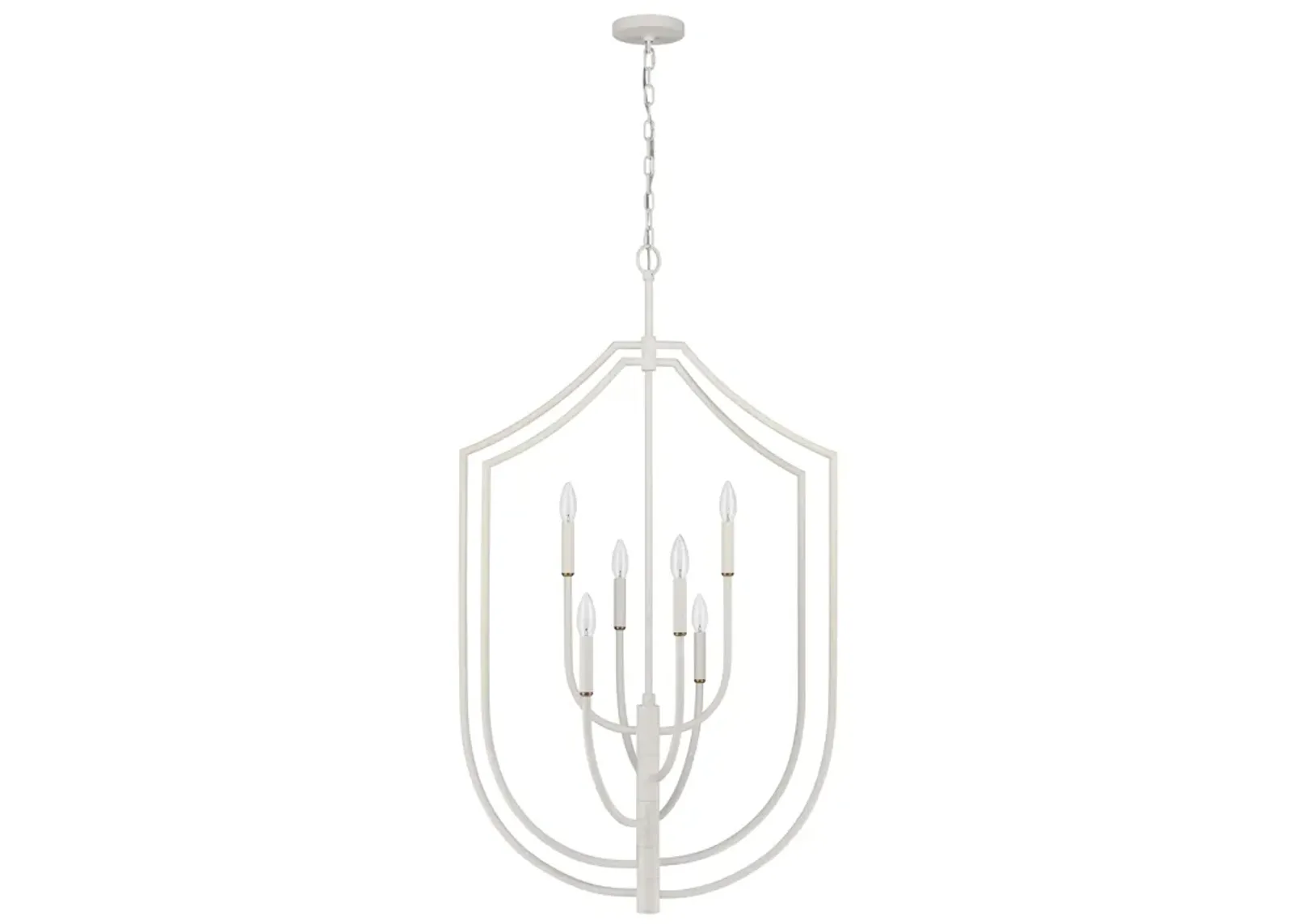 Continuance 26'' Wide 6-Light White Pendant