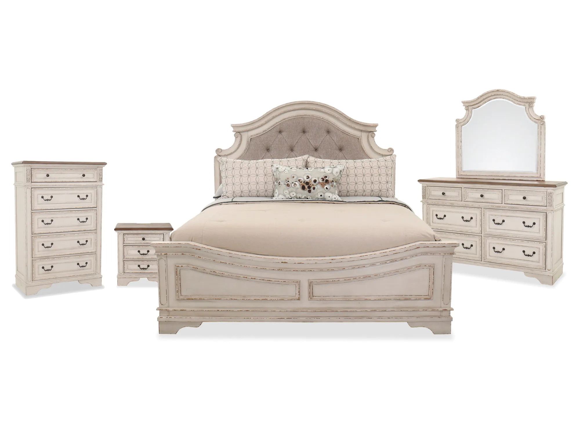 Realyn 5 Piece Queen Bedroom Set