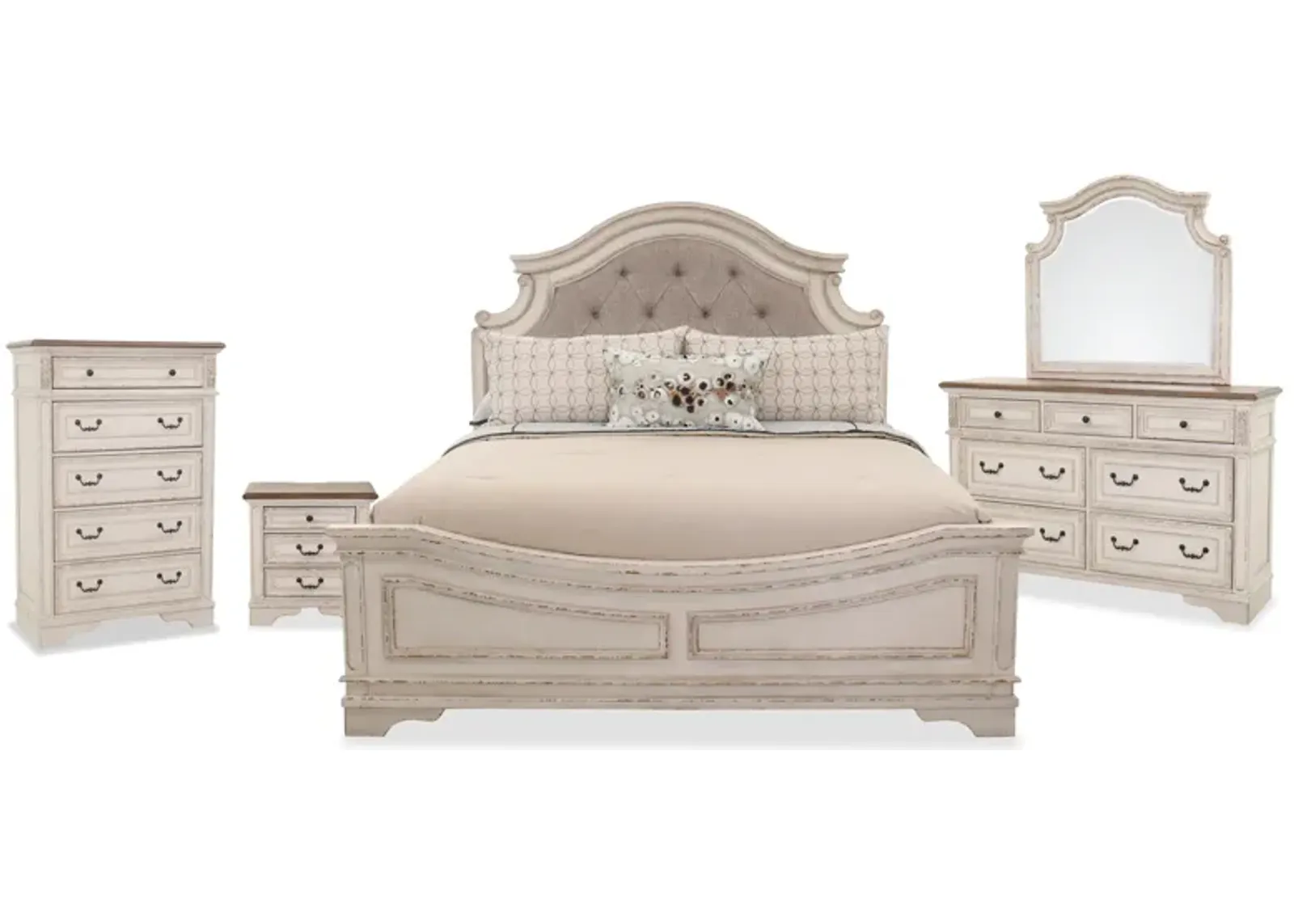 Realyn 5 Piece Queen Bedroom Set