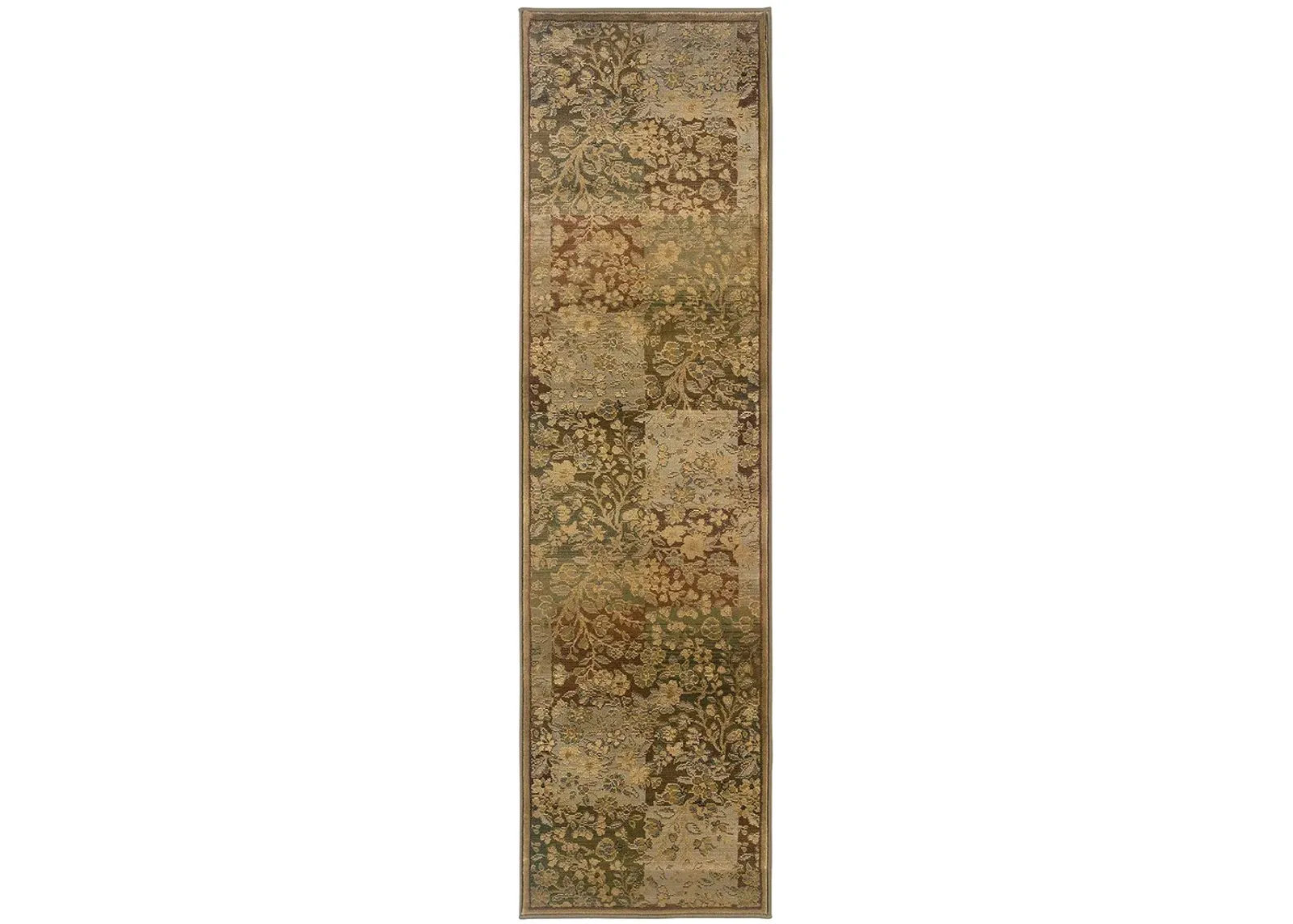 Generations 2'3" x 7'6" Grn Rug