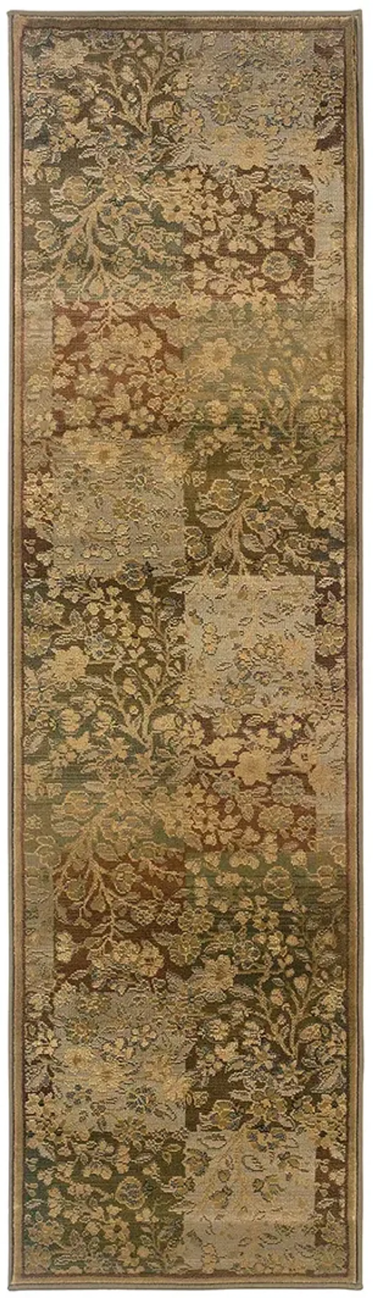 Generations 2'3" x 7'6" Grn Rug