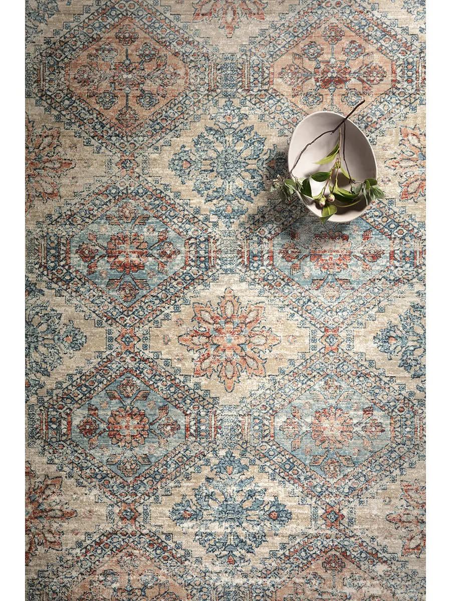 Elise ELI02 Multi/Blue 5'3" x 7'9" Rug