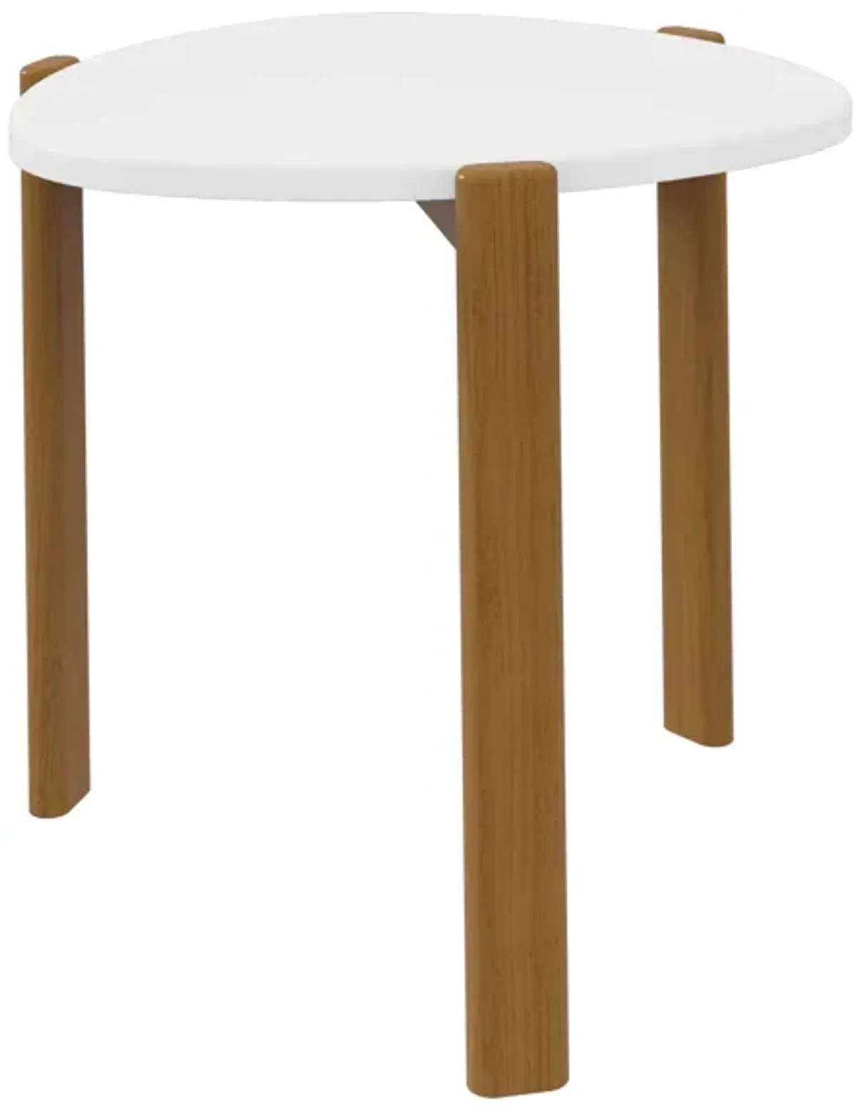Gales White End Table