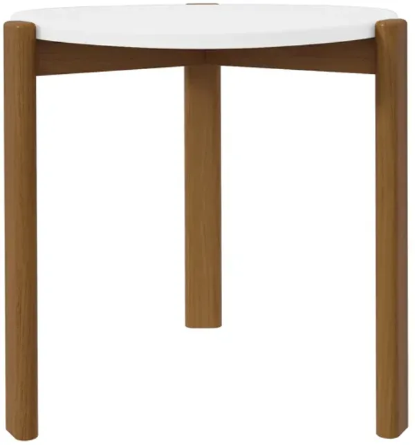 Gales White End Table