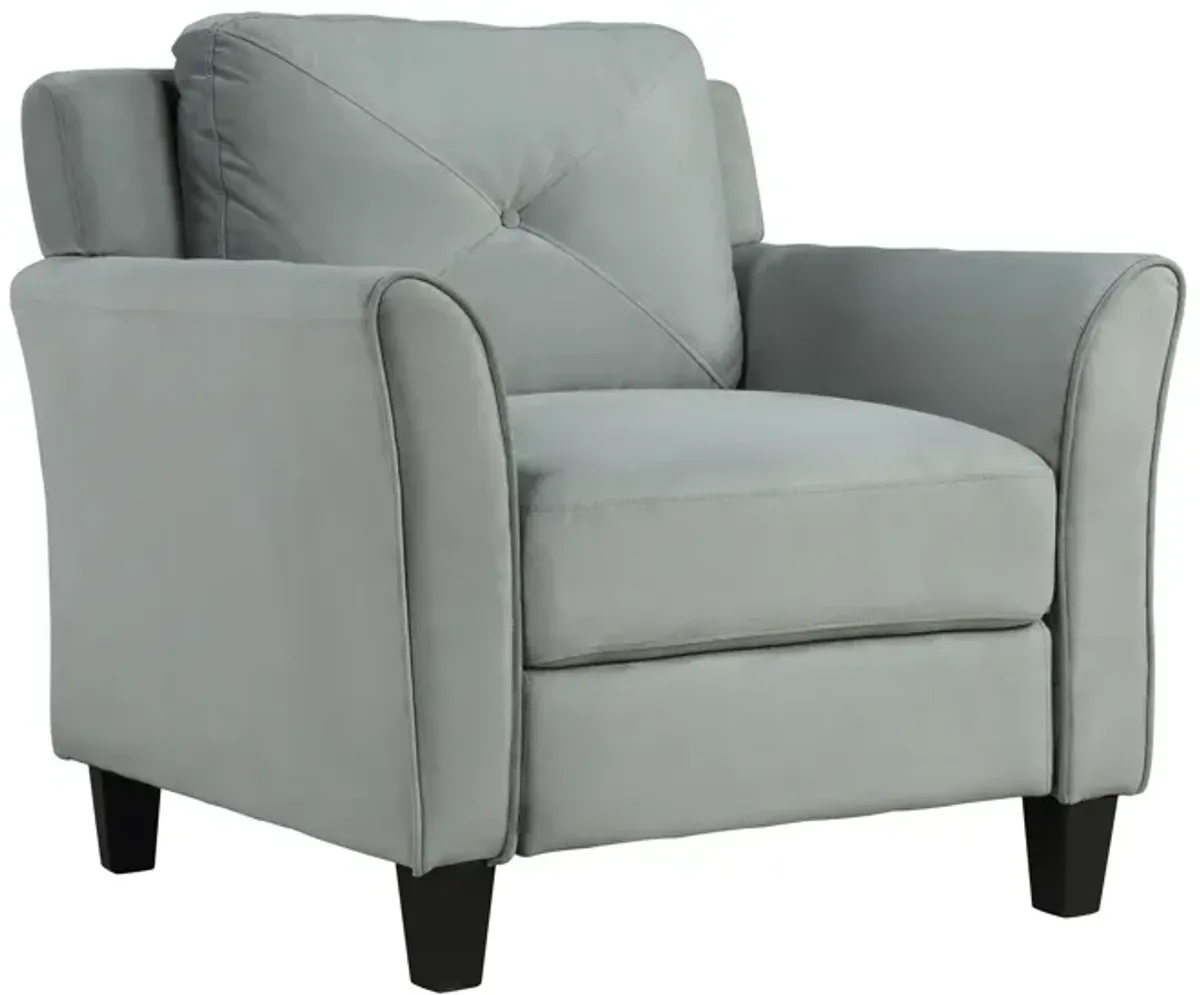 Merax  Button Tufted 3 Piece Chair Loveseat Sofa Set