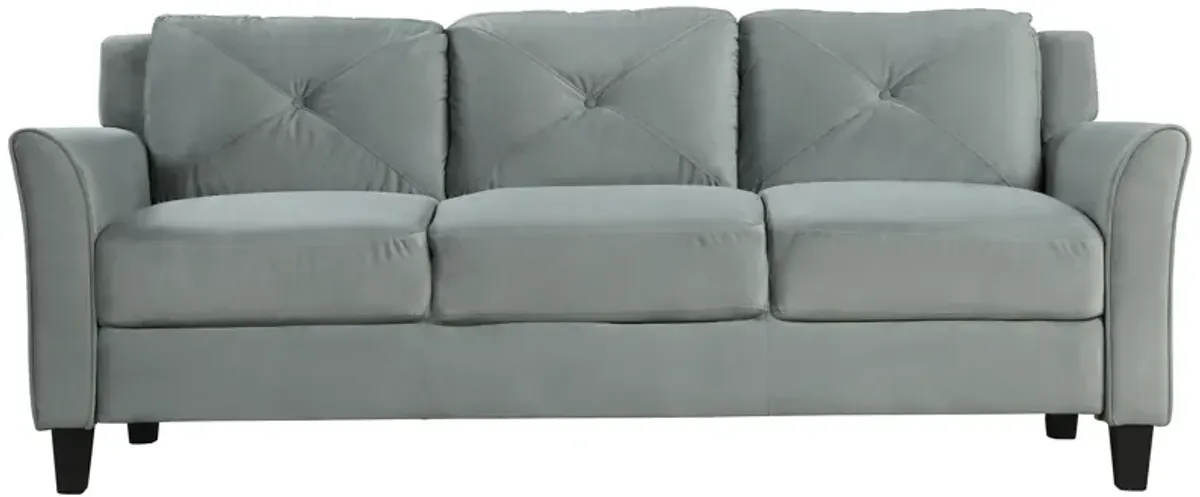 Merax  Button Tufted 3 Piece Chair Loveseat Sofa Set