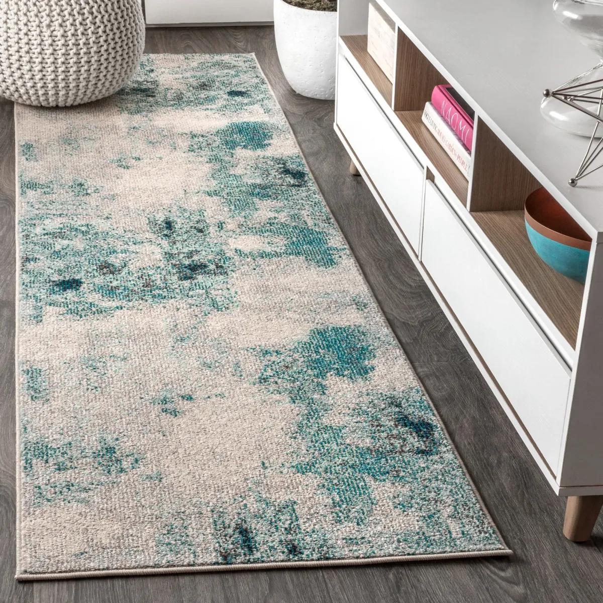 Contemporary Pop Modern Abstract Vintage Area Rug