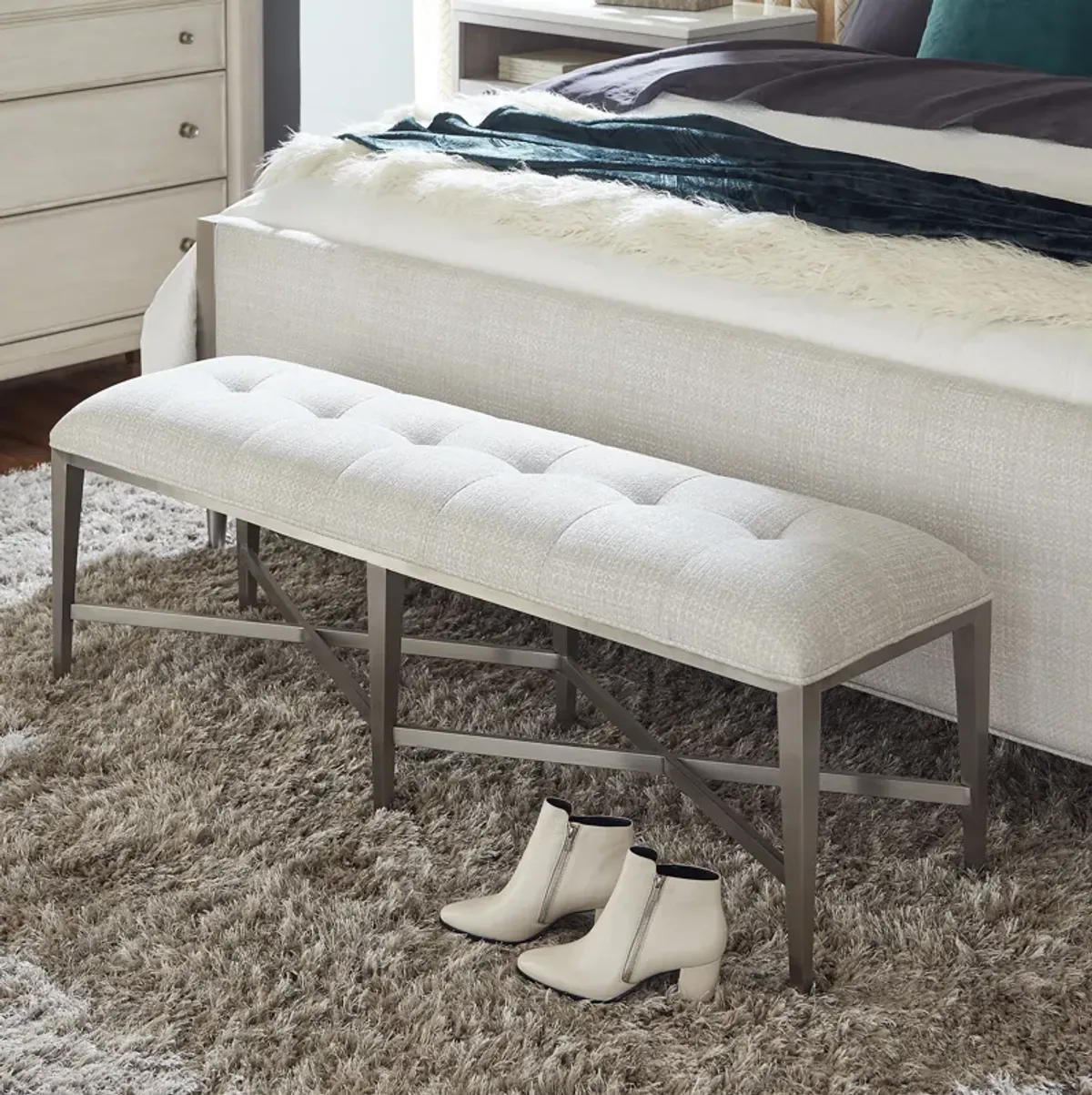 Ashby Place Upholstered Bed Bench