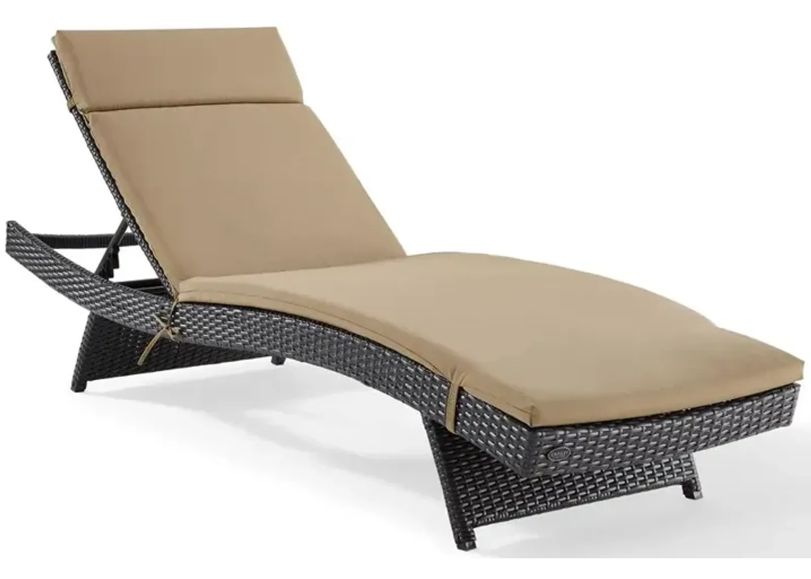 Crosley Furniture Biscayne Outdoor Wicker Chaise Lounge Mocha/Brown