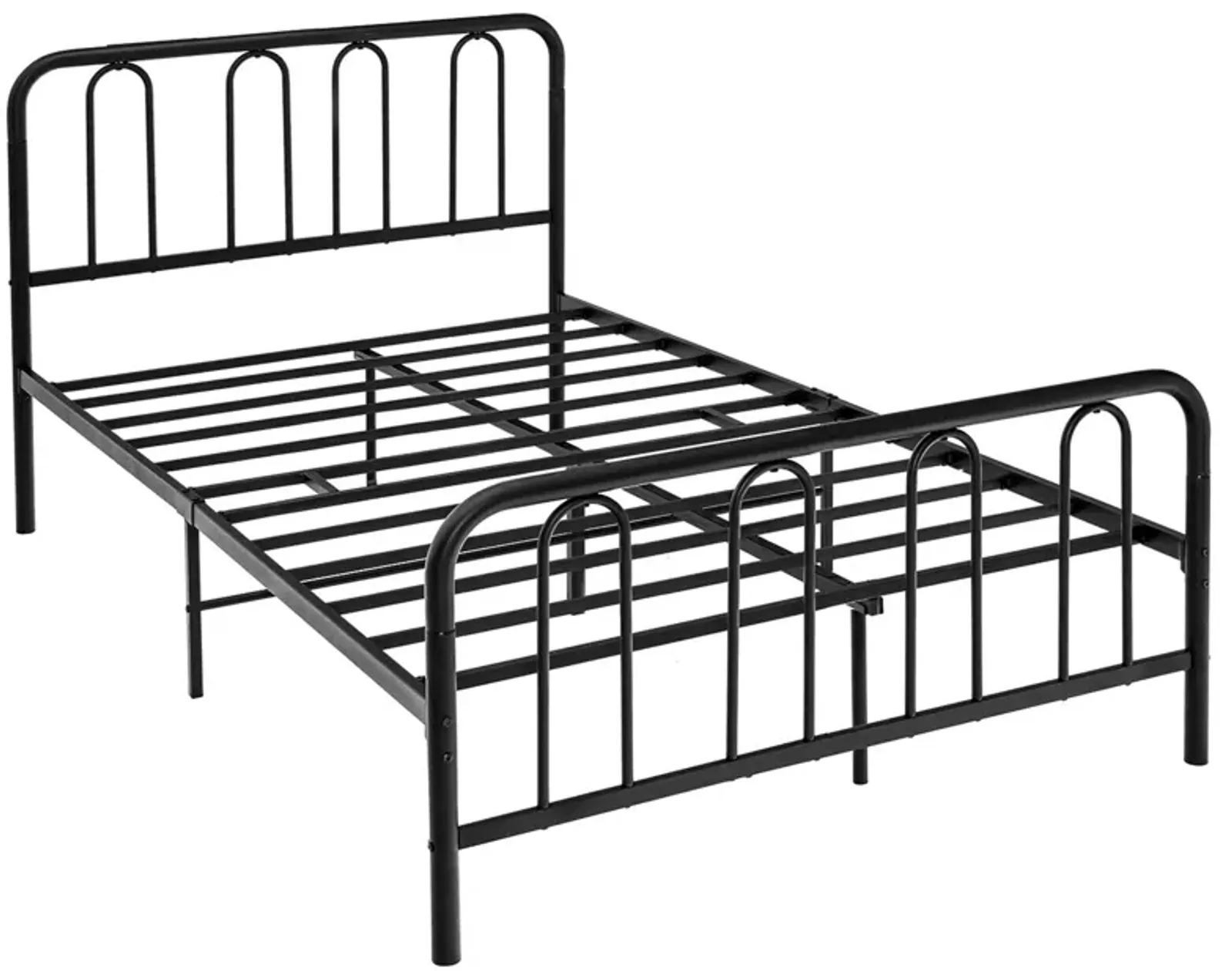 Full/Queen Size Metal Bed Frame with Headboard and Footboard