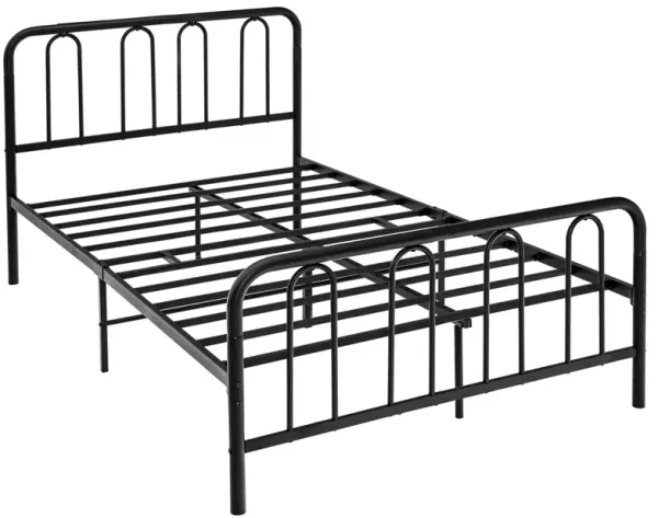 Full/Queen Size Metal Bed Frame with Headboard and Footboard