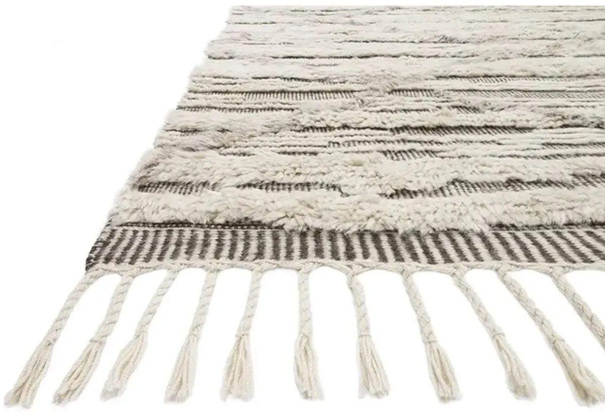 Khalid KF07 Ivory/Taupe 4' x 6' Rug