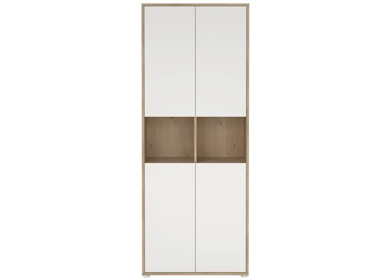 Tvilum 6 Shelf Boockase with 4 Doors, Home Office Storage