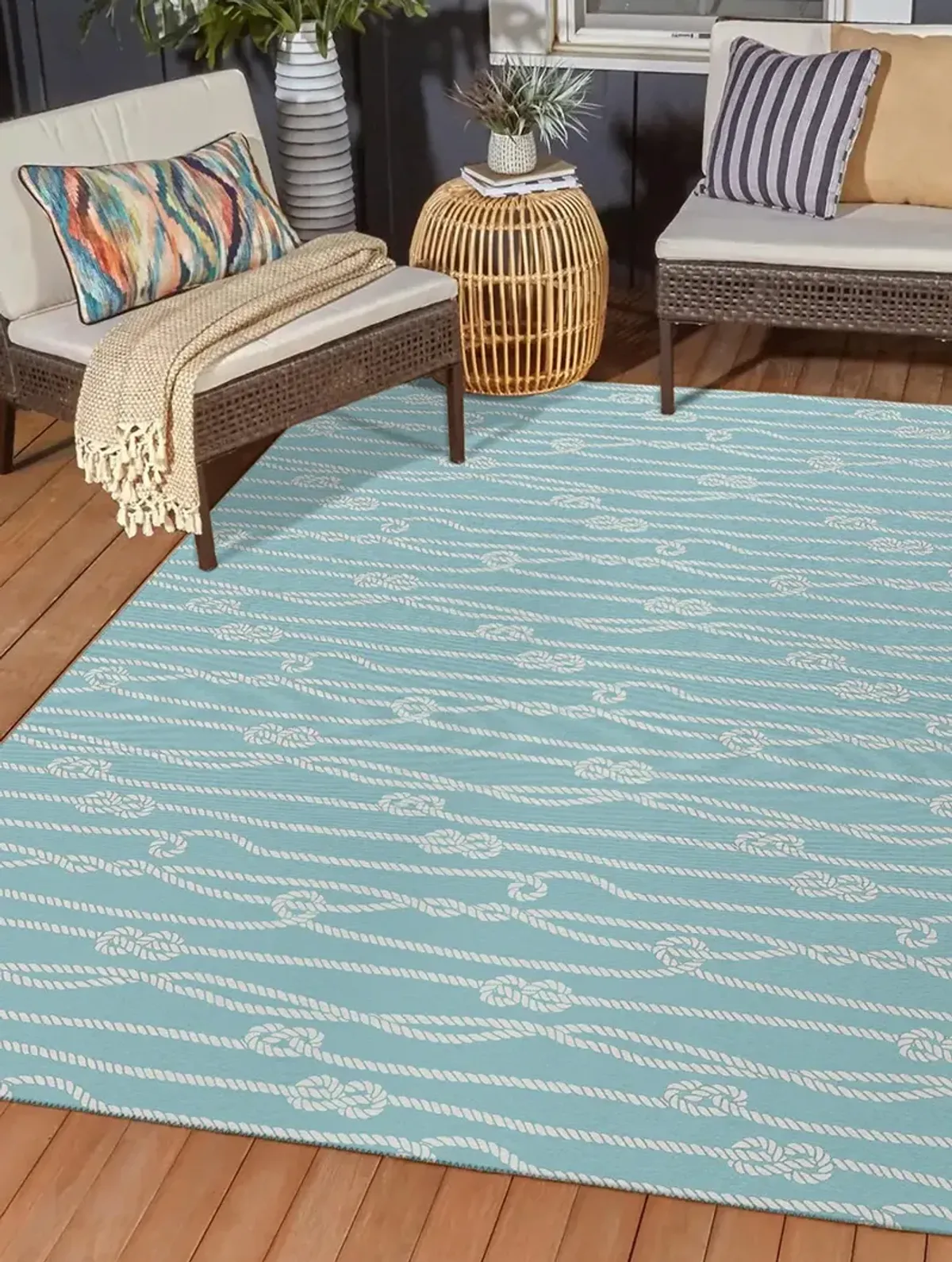 Harbor HA7 Lagoon 3' x 5' Rug