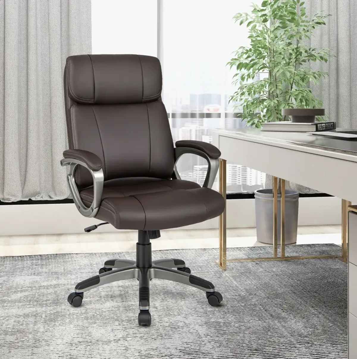 Swivel Ergonomic Office Chair Computer Desk Chair with Wheels