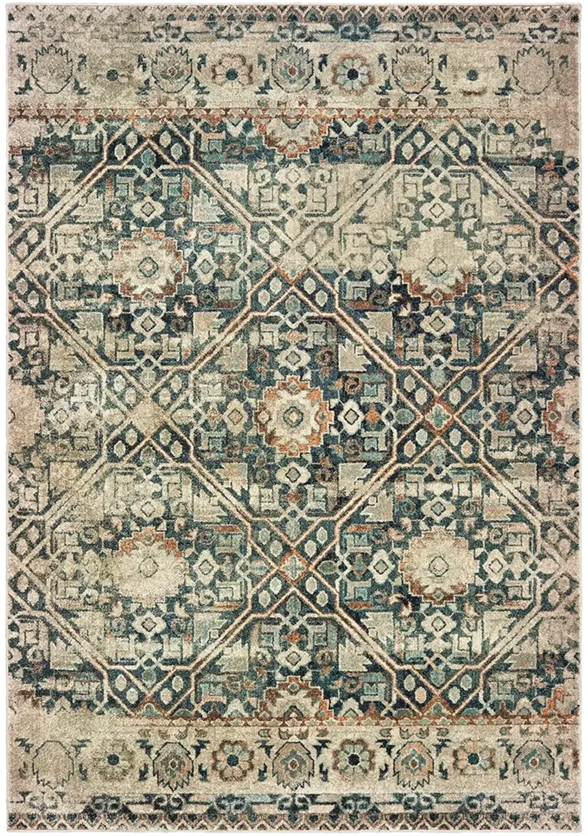 Raleigh 3'10" x 5'5" Blue Rug