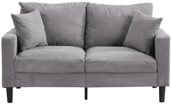 Merax Wooden Frame 2 Seats Loveseat Sofa