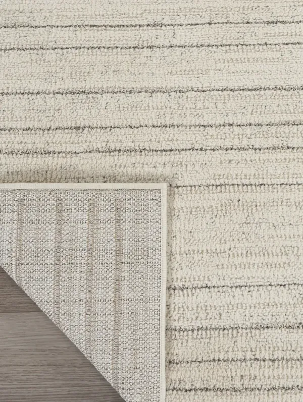 Andes AND02 Ivory/Gray 3'11" x 5'11" Rug