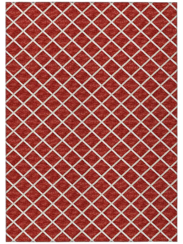 York YO1 Red 9' x 12' Rug